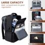 Waterproof Work Computer Back pack 15.6 17 in Laptop School Bags with USB Port Business Anti Theft Travel Backpack for Men Women