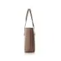Larger Capacity 2 in 1 Customized Logo Vegan Leather Bag Lady Luxury Genuine Leather Handbag Set
