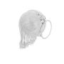 Factory wholesale bulk sale round globular purse rhinestone tassels evening bags women handbags elegant party wedding bags pochette femme