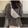 Ladies 2024 new style trendy waist bag shoulder crossbody chain fashion bag multi-pocket girls small chest bag