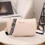 Fashion shoulder bag women 2024 new summer lady  texture messenger bags embroidery armpit bag