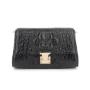 Custom New Fashion High Quality Alligator Leather Ladies Shoulder Bags Real Crocodile Horn Back Leather Crossbody Bag For Women