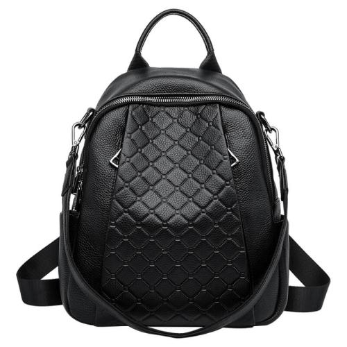 High Quality PU Leather Ladies Waterproof Back Pack Crossbody Purse Fashion Cute Small Women's Casual Backpack