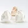 Personalized Single String Silk Satin Jewelry Bag Luxury Drawstring Gift Silk Dust Cosmetic Packaging Bag