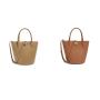 Custom New Fashion Pu Leather Shoulder Crossbody Bags Luxury Design Ladies Bucket Tote Bag For Women