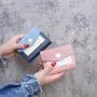Factory direct new ladies wallet short Korean small tri-fold money clip fashion simple clutch bag leather wallet coin purse