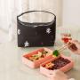 ZWY050 New U-Shape Waterproof Insulated Lunch Bag Lightweight Oxford Lunchbox Handbag Fashion Aluminum Foil Thickened Bag