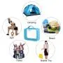 Women Beauty Cosmetic Pouch Custom Hanging Travel Toiletry Bag Clear PVC Toiletry Organizer Bags