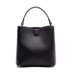 OEM Luxury Designer Casual Bucket Handbag for Women Striped Crossbody Shoulder Bag with Leather and Lock Decoration