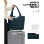 LOVEVOOK Versatile 2024 new 50L large Tote carry on Overnight weekender Bag with Wet Pocket Quilted travel Handbag for Work Gym
