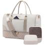 LOVEVOOK 3pcs/Set Travel Duffle Bag with Shoe Compartment & Wet Pocket Gym Yoga Duffel Bag Overnight Weekender Bag for Women