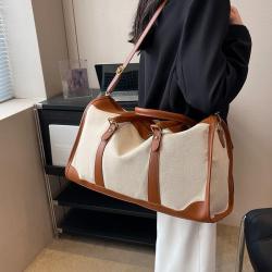 HR756 Women's Carrying Short Distance Travel Bag Canvas Business Trip Large and Small Reinforced Hand Luggage Bag Leisure Bag