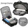 Back Pack Rucksacks Laptop Bag 15.6 Travel Hand Luggage Men's Backpacks Fashion Designer Big Capacity College Casual Black BSCI