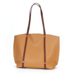 Latest New Autumn And Winter Designer Shoulder Lady Handbags Genuine Leather Female Tote Bags 2 in 1 Purse