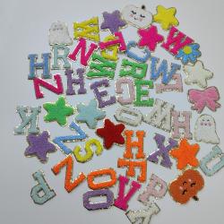 arious Embroidery Sticker Letter Patches Custom Hoodie Letterman Jacket Bags Hat Patches Custom Embroidered Chenille Patches