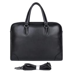 High Quality Genuine Leather Handbag Shoulder Bag 14 Inches Business Laptop Bag Mens Leather Briefcases