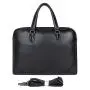 High Quality Genuine Leather Handbag Shoulder Bag 14 Inches Business Laptop Bag Mens Leather Briefcases
