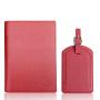 ZR552 New PU Cross Pattern Passport Bag Baggage Tag Travel Document Luggage Tag Passport Cover Multi Card Wallet Passport Clip