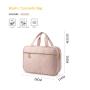 LOVEVOOK New Fashion Travel PVC Cosmetic Bags Portable Hanging Hook Women Toiletry Organizer Storage Makeup Bag Bath Wash Pouch