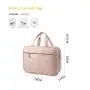 LOVEVOOK New Fashion Travel PVC Cosmetic Bags Portable Hanging Hook Women Toiletry Organizer Storage Makeup Bag Bath Wash Pouch