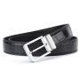 2022 custom popular leather men belt alloy pin buckle belt genuine leather belt for men
