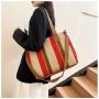 ZR743 Woman Bag Handbag Retro Canvas Fashion Female Portable High Quality Shoulder Underarm Bag Girl Versatile Tote Bag Shopping
