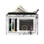 CUIKCA White Marble Leather Wallet Women Travel ID Card Holder Coin Purse Available Credit Card Holder