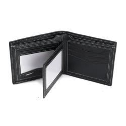 High Quality Directly Sell Pu Leather Men's Wallet Organize Money And Cards Leather Business Wallets