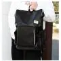 ZR914 Men's Backpack High Quality Student PU Leather Laptop Bag USB Charging Waterproof Custom Logo Travel Women's Backpack