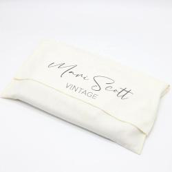 Customized Beige Envelope Flap Cotton Flannel Dust Bag For Shoe And Handbag