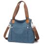 KBW434 Fashion Women Canvas Bag New Retro Casual Shoulder Crossbody Tote Bag Large Capacity Travel Bag For Lady