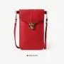 Simple New Phone bag for Women Mini Ins Fashion Messenger Bag Portable Shoulder Bag with a Generation of Hair for Students