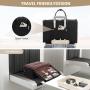LOVEVOOK fashion quilted 4pc casual sports gym shoulder bag for women carry on lightweight laptop travel luggage duffel handbags
