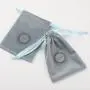 Custom Logo Printed Gift Velvet Pouch for Jewelry Packing  Luxury Drawstring Velvet Dust Bag