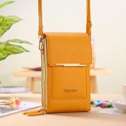 Mobile Phone Bag Touch screen Zipper Wallet Fashion Mobile Phone Messenger Bag New Small Mini Single Shoulder Crossbody Bag