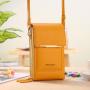 Mobile Phone Bag Touch screen Zipper Wallet Fashion Mobile Phone Messenger Bag New Small Mini Single Shoulder Crossbody Bag