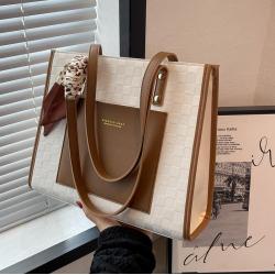 ZR617 Woman Bag PU Fashion Scarves Female Working Comfortable Portable Shoulder Underarm Bag Girl Versatile Tote Bag Shopping