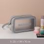 Fashion Custom Printed PU Lady Organizer Toiletry Bag Durable Waterproof Clear Travel Makeup Cosmetic Bag 3pcs Set