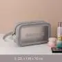 Fashion Custom Printed PU Lady Organizer Toiletry Bag Durable Waterproof Clear Travel Makeup Cosmetic Bag 3pcs Set
