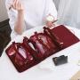 Gelory Hanging Fold Makeup Cosmetic Bag Travel Organizer Portable Bathroom Storage Bag