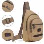 ZR451 Hot Selling New Canvas Casual Single Shoulder Crossbody Bag Cell Phone Outdoor Sport Travel Bag Camouflage Men Chest Bag