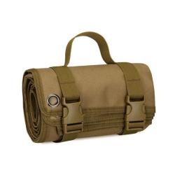 Unisex Tactical Shooting Mats Portable Outdoor Camping Pillow Polyester Training Equipment with Zipper Closure