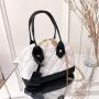 Tote shell bag 2024 ladies shoulder bags Korean embroidery female chain women's crossbody bag handbag