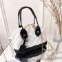 Tote shell bag 2024 ladies shoulder bags Korean embroidery female chain women's crossbody bag handbag