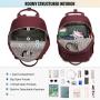 Fashion LOVEVOOK Cute Daypack Girls Small Backpack with USB Charging Port Work Travel women custom School Mini Purse Backpack