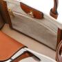 Oem Odm Custom Factory Classic Canvas Womens Hand Bags PU Leather Fashion Custom Logo Womens Tote Bags