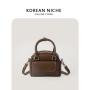 PU Material Soft Zipper Handbag Shoulder Shopping Tote Bag With Design Shopping Bags Women Shoulder