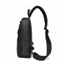 KBW158 2023 New Men Chest Bag Trendy Casual Splash-proof Multifunctional Crossbody Sport Chest Bag PU Traveling Bag