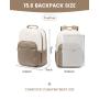 LOVEVOOK Fashion Designer Waterproof Student School bookbag Nurse Teacher daypack quality travel business USB laptop backpack