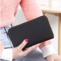Wholesale Custom Pen Pouch Leather Zipper Pen Bag Leather Pen Case For School Stationery Bag Purse Clutch Bag